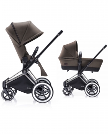 Детская коляска 2 в 1 Cybex Priam (шасси Trekking Matt Black)
