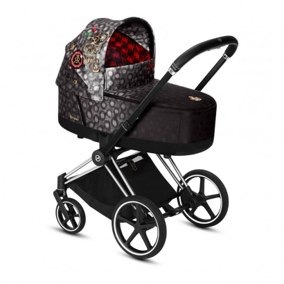 Коляска для новорожденных Cybex Priam III Rebellious Chrome Black