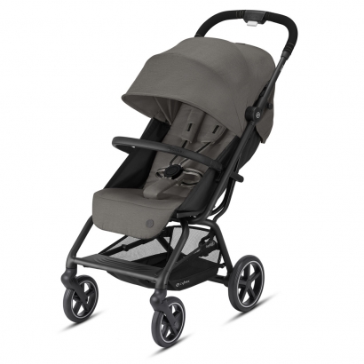 Прогулочная коляска Cybex Eezy S + 2 BLK Soho Grey с бампером
