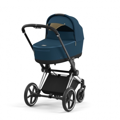 Коляска для новорожденных Cybex Priam IV (шасси Chrome Black) Mountain Blue