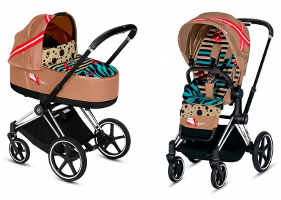 Коляска 2 в 1 Cybex Priam III KK One Love Chrome Black
