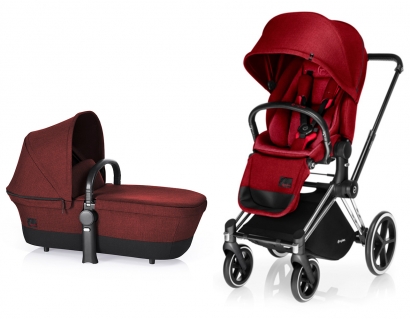 Детская коляска 2 в 1 Cybex Priam (шасси All Terrain) Infra Red