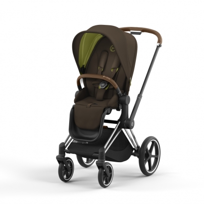 Прогулочная коляска Cybex Priam IV (шасси Chrome Brown) Khaki Green