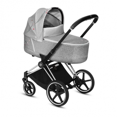 Коляска для новорожденных Cybex Priam III Koi Chrome Black