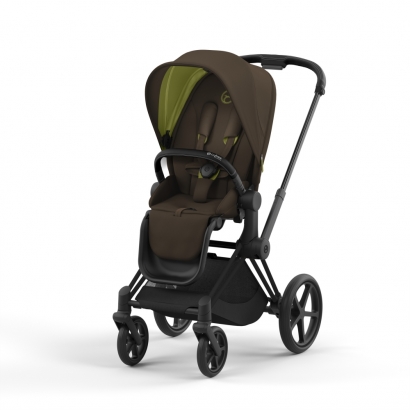 Прогулочная коляска Cybex Priam IV (шасси Matt Black) Khaki Green