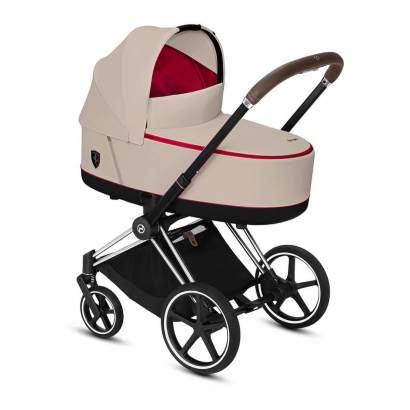 Коляска для новорожденных Cybex Priam III Ferrari Silver Grey Chrome