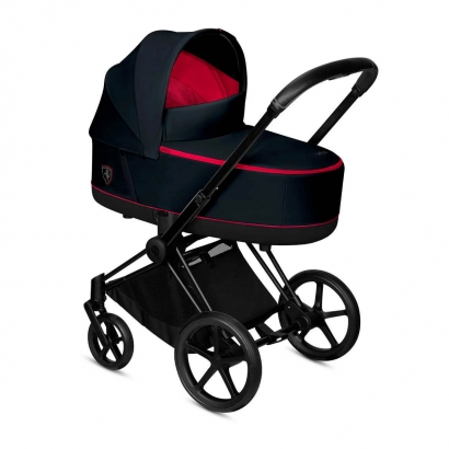 Коляска для новорожденных Cybex Priam III Ferrari Victory Black Matt Black