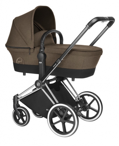 Коляска для новорожденных Cybex Priam (шасси Matt Black) Cashmere Beige