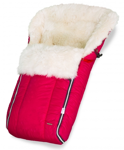 Конверт в коляску меховой Esspero Nicolas Icelandic Sheep (натуральная овчина) Pink