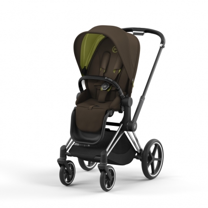 Прогулочная коляска Cybex Priam IV (шасси Chrome Black) Khaki Green