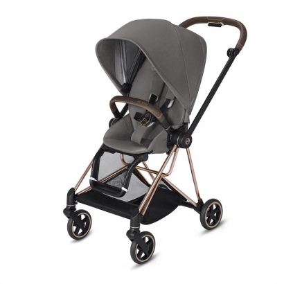 Прогулочная коляска Cybex MIOS (шасси Rosegold) Manhattan Grey