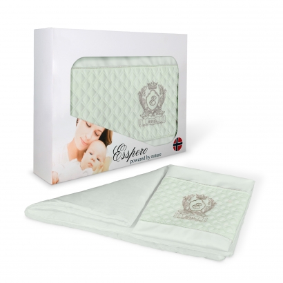 Комплект постельного белья в коляску Esspero Conny 5 предметов E-Royal Green