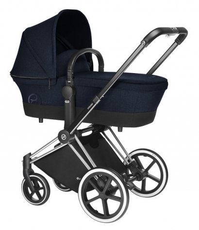Коляска для новорожденных Cybex Priam (шасси Matt Black) Midnight Blue