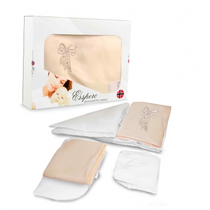 Дополнительный комплект постельного белья в коляску Esspero Lui 2 предмета Бант