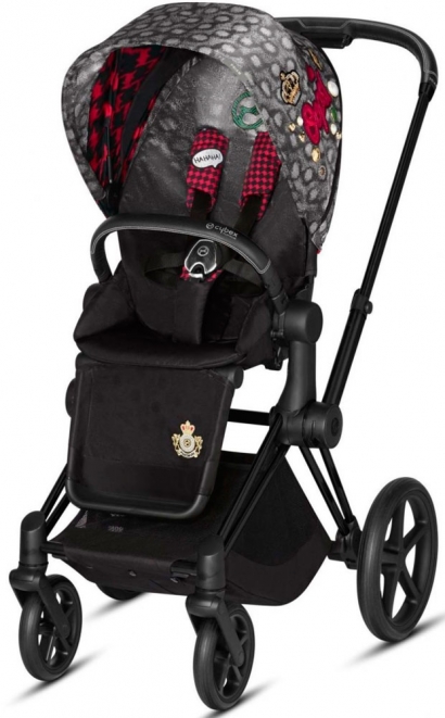 Прогулочная коляска Cybex Priam III Rebellious Matt Black