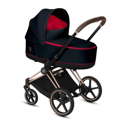 Коляска для новорожденных Cybex Priam III Ferrari Victory Black Rosegold