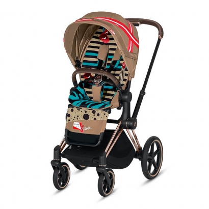 Прогулочная коляска Cybex Priam III KK One Love Rosegold