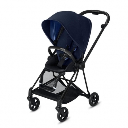 Прогулочная коляска Cybex MIOS (шасси Black) Indigo Blue