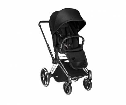 Прогулочная коляска Cybex Priam (шасси All Terrain Matt Black) Happy Black