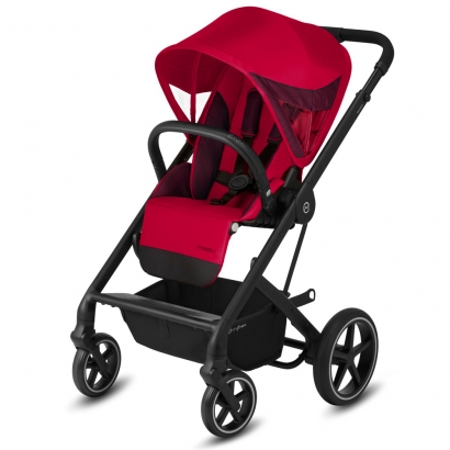 Прогулочная коляска Cybex Balios S Lux BLK FE Ferrari Racing Red с дождевиком