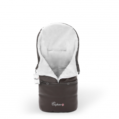 Конверт в коляску Esspero Transformer Arctic (натуральная 100% шерсть) Chocolat