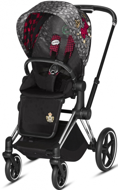 Прогулочная коляска Cybex Priam III Rebellious Chrome Black