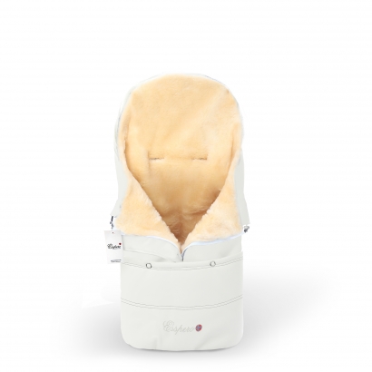 Конверт в коляску Esspero Transformer Lux (натуральная 100% шерсть) White