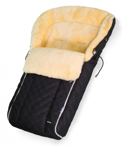 Конверт в коляску меховой Esspero Nicolas Leatherette (натуральная овчина) Diamond