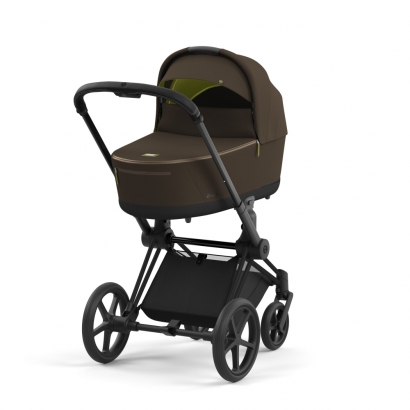 Коляска для новорожденных Cybex Priam IV (шасси Matt Black) Khaki Green