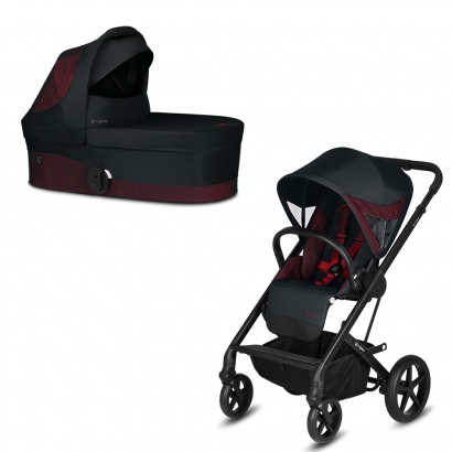 Коляска 2 в 1 Cybex Balios S FE Ferrari Victory Black