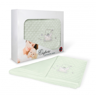 Комплект постельного белья в коляску Esspero Conny 5 предметов Elona Green