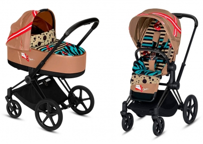 Коляска 2 в 1 Cybex Priam III KK One Love Matt Black