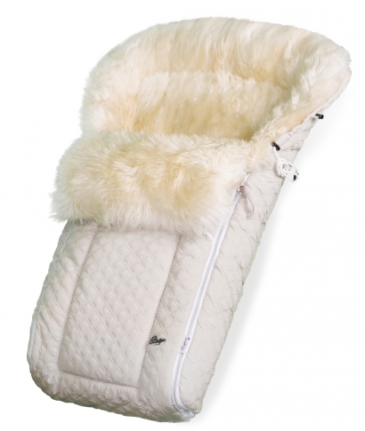 Конверт в коляску меховой Esspero Nicolas Icelandic Sheep (натуральная овчина) Beige