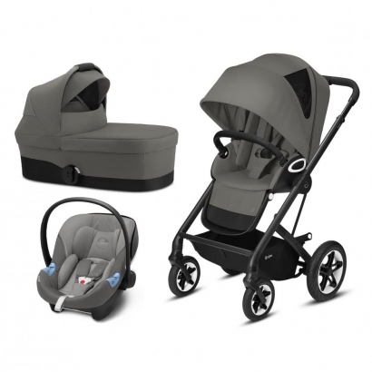 Коляска 3 в 1 Cybex Talos S Lux BLK Soho Grey