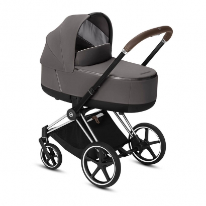 Коляска для новорожденных Cybex Priam III (шасси Chrome) Manhattan Grey