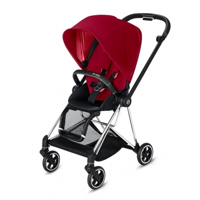 Прогулочная коляска Cybex MIOS (шасси Chrome) True Red