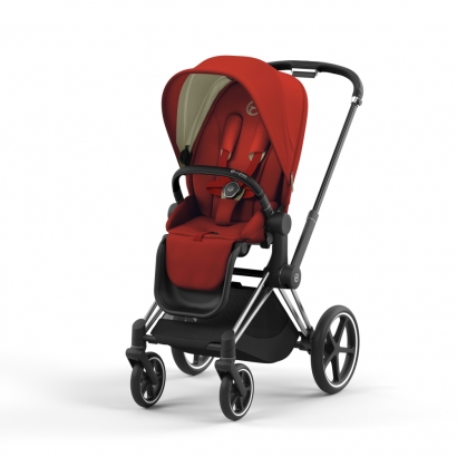 Прогулочная коляска Cybex Priam IV (шасси Chrome Black) Autumn Gold