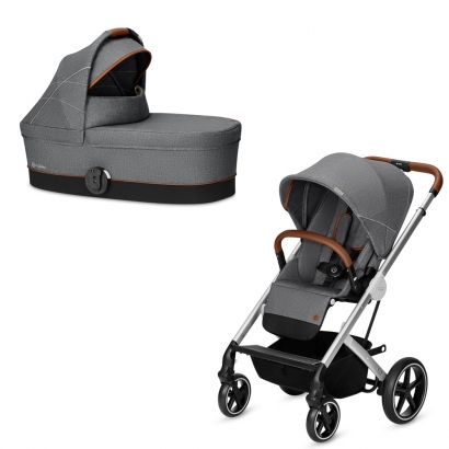 Коляска 2 в 1 Cybex Balios S Denim Manhattan Grey