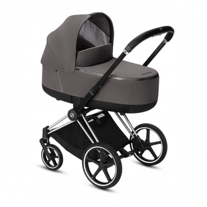 Коляска для новорожденных Cybex Priam III (шасси Chrome Black) Manhattan Grey