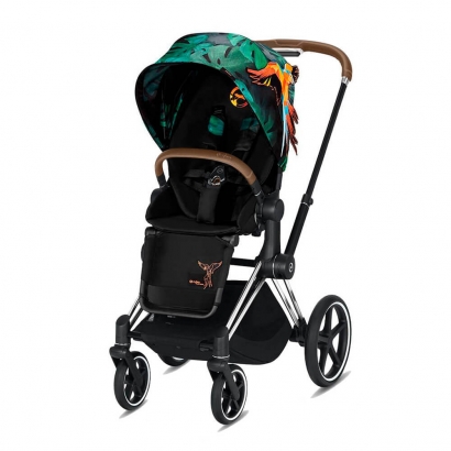 Прогулочная коляска Cybex Priam III Birds of Paradise Chrome