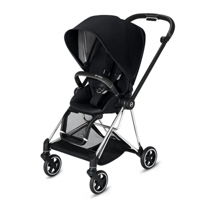 Прогулочная коляска Cybex MIOS (шасси Chrome) Premium Black