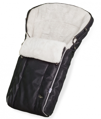 Конверт в коляску Esspero Markus Lux (натуральная 100% овечья шерсть) Black